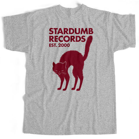 Stardumb Records - Red Cat (Sport Grey T-Shirt)